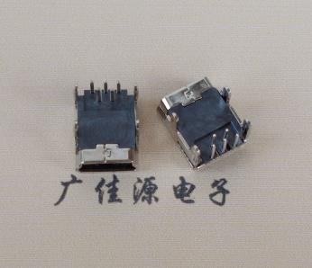 钦州Mini usb 5p接口,迷你B型母座,四脚DIP插板,连接器