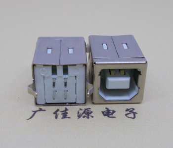 钦州USB BF180度母座 打印机接口 立式直插带赛