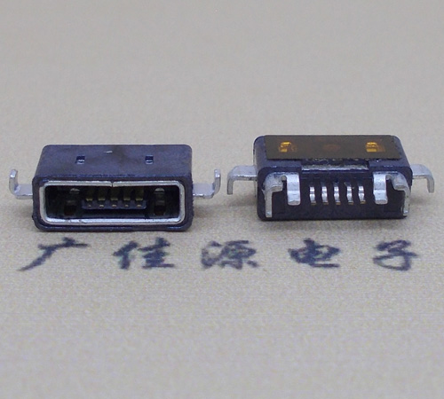 钦州MICRO USB防水AB型口母头3D图纸封装